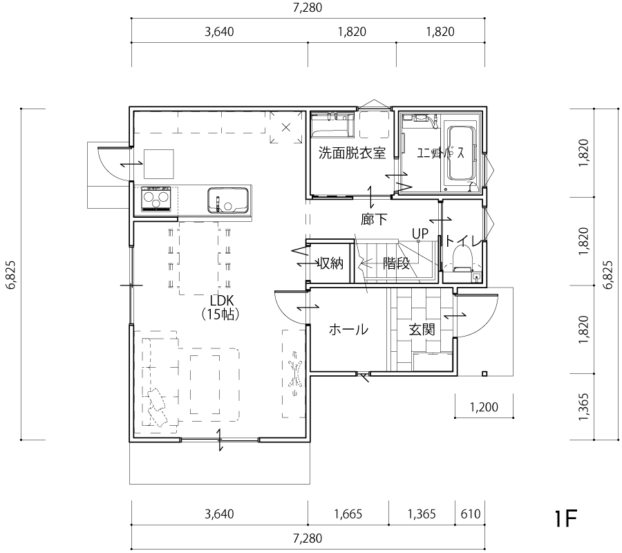 1F