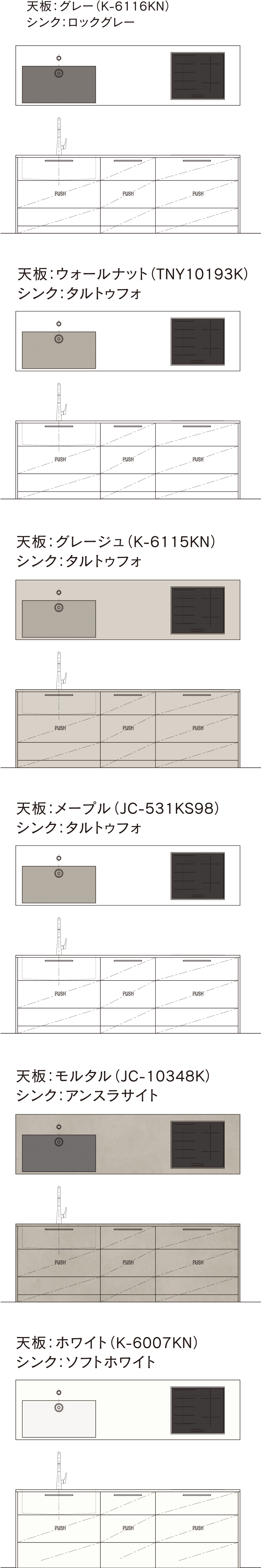 パターンの種類